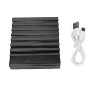 Báscula de café digital con temporizador, 0,2 g a 2000 g Báscula de café de gramo de alta precisión Pantalla LED Control táctil para verter sobre granos con peso 3 unidades de (Negra)