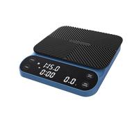 Báscula de café Maestri House S3 con temporizador, báscula digital recargable de 3 kg/0,1 g, 3 modos de preparación, proporciones ajustables y pantalla de velocidad de flujo, de grado barista para