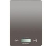 Blaupunkt BP4012 báscula de cocina digital 5 kg con plataforma de cristal gris