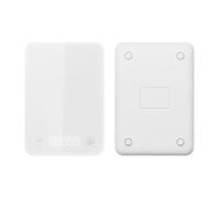 Báscula de cocina con aplicación y contador - Báscula digital precisa para nutrición y dieta en pocas semanas a The Dream Figure MhD861 (blanco, A)