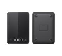 Báscula de cocina con aplicación y contador - Báscula digital precisa para nutrición y dieta en pocas semanas a The Dream Figure MhD861 (negro, A)