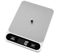 Báscula de cocina de 5 kg, báscula digital electrónica de alimentos, acero inoxidable, recargable, precisión de 1 G para cocinar y hornear
