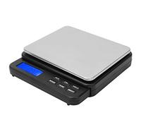 Báscula de cocina de alta precisión, inteligente, de alta sensibilidad, báscula eléctrica estándar para interiores para el hogar con pantalla azul con retroiluminación 1000g / 0.01g(black)