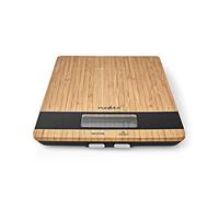 Báscula de cocina | Digital | Madera/Plástico | Marrón