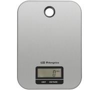 Orbegozo Báscula de Cocina Electrónica PC 1019- hasta 5kg- Plata