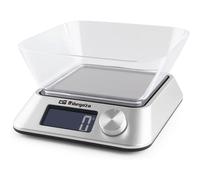Báscula de cocina electrónica Orbegozo PC 1030 5 kg Plata