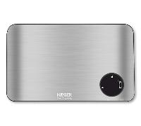 Haeger Báscula de cocina KS-DIG.012A Acero inoxidable 15 kg precisión 1 g LCD Gris