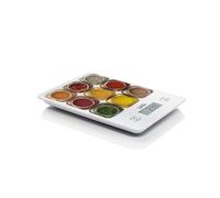 Bascula de cocina digital laica ks1040 blanco especias 5kg