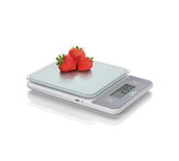 Balanza de cocina electrónica blanca 5kg con batería recargable ks1320 laica 8013240103150 77371 laica