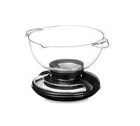 Báscula de Cocina Mecánica con Recipiente Medidor de 2 Litros - Capacidad hasta 5 kg | Báscula Analogica - Facil de Leer y Usar | Alta Precision para pesar Alimentos, Liquidos - No necesita pilas