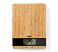 Báscula de cocina Nedis KASC600WD digital bambú madera 5 kg LCD