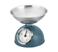 Báscula de cocina retro ® con cuenco extraíble de acero inoxidable, capacidad 5 kg y diseño vintage