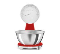Smeg KSF01RDWW báscula de cocina Cromo, Rojo Encimera Báscula electrónica de cocina