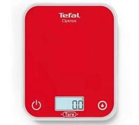 Báscula de Cocina Electrónica Tefal Optiss/ hasta 5kg/ Roja