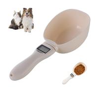 Báscula de cuchara, comida para perros, cuchara medidora digital con pantalla LCD, pala de comida para perros y gatos, báscula precisa gramos, pala de comida para perros personalizada, cuchara