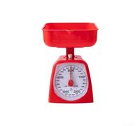 Báscula de enseñanza con bandeja de pesaje para cocina y escuela, báscula precisa de muelles de hasta 5 kg, para carcasa de plástico ABS resistente, ideal para experimentos en clase, hornear puestos