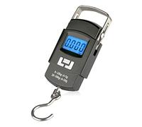 Báscula de equipaje de 110 libras/50 kg con pantalla LCD retroiluminada, portátil, portátil, para colgar