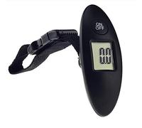Báscula de equipaje digital portátil de mano con pintura de goma, pantalla LCD, regalo para el hogar al aire libre, báscula digital para viajes de alimentos