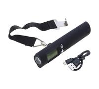 Báscula de equipaje portátil digital para colgar equipaje, báscula para maleta de viaje, báscula de peso con alimentación y linterna
