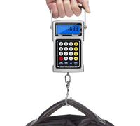 Báscula De Gancho | Herramienta De Pesaje Digital Portátil,Báscula con Función Calculadora - para Equipaje, Granja, Mercado, Viaje, Compras, Exterior, Caza y dores