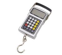 Báscula De Gancho | Reloj Portátil con Display de Temperatura | Gancho para Báscula de Equipaje en KG, G y LB,Para Equipaje Caza Viajes Compras Hogar Granja Uso Unisex