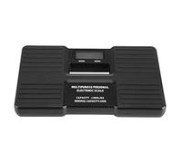 Báscula de gramos portátil, Báscula digital personal, báscula electrónica de peso corporal, báscula digital de suelo for baño, 180 kg/400 lb, color negro