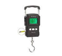 Báscula de gramos portátil, Báscula for peso corporal, pantalla digital LCD, retroiluminación, portátil, con gancho for colgar, doble precisión, for pesca, viajes, mini báscula electrónica.