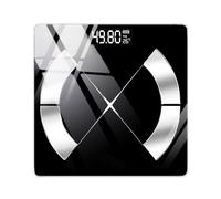 Báscula de grasa corporal - Balanza USB inteligente con análisis de grasa corporal - Medidor de grasa corporal para oficina baño ejercicio para personas mayores fitness viajes embarazo