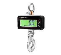 Báscula de grúa, Báscula de grúa de alta precisión de 1500KG/500g, báscula de pesaje Digital con pantalla LCD/LED con Control remoto, báscula colgante Industrial,Múltiples funciones(Black LCD Display