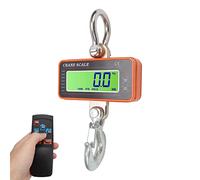 Báscula de Grúa Digital, 1500 Kg 3000 Lb Báscula Colgante Industrial de Servicio Pesado con Control Remoto, Pantalla LED, Báscula de Grúa de Pesaje Electrónica Portátil para Garaje