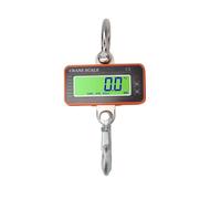 Báscula de grúa digital, 1500 kg, 3000 lb, electrónica, industrial, resistente, for colgar, con control remoto, pantalla LED, color naranja para Garage Farm