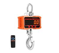 Báscula de Grúa Electrónica Carga resistente electrónica de la escala Crance del indicador digital grúa gancho peso industrial(1000kg orange)