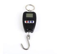 Báscula de grúa electrónica negra, báscula de grúa colgante digital, pantalla LCD retroiluminada, fácil de operar, adecuada para múltiples escenarios