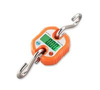 Báscula de Grúa, Mini báscula de grúa, 150 kg, 50g, gancho de acero inoxidable Digital portátil, báscula colgante for ganado, balanza de pesaje de alta resistencia(Oranje)