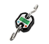 Báscula de Grúa, Mini báscula de grúa, 150 kg, 50g, gancho de acero inoxidable Digital portátil, báscula colgante for ganado, balanza de pesaje de alta resistencia(Nero)