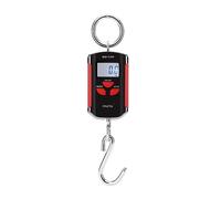 Báscula De Grúa Portátil, Balanza De Gancho De Acero Inoxidable Digital Electrónica De Alta Resistencia, 200kg, 100g, Balanza De Pesaje Colgante Con Bucle LCD FáCil De Usar(Red)