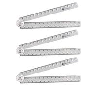 Báscula de ingeniería transparente portátil y flexible, herramienta de poliacrilato para diseño de aula y proyectos de manualidades, tamaño King