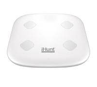 Báscula de inodoro digital LED inteligente Wi-Fi (blanca) - iHUNT Air Weight