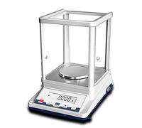 Báscula de Laboratorio, balanza analítica de precisión, electrónica, científica, calibrada en centigramos, para Laboratorios de química y joyería (310g/0.001g)