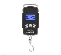 Báscula de Maletas de 50kg / 10g LCD Portátil de Mano Escala Electrónica Digital con Gancho para Pesaje de Paquetes Verduras