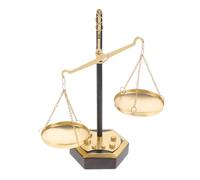 Báscula de Metal para Decoración de Mesa, Estilo Vintage | Balanza de Mesa, Pieza Central para Hogar y Comedor, Hierro Aleado, Accesorio Distinto, Escala