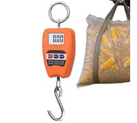 Báscula De Pesca Alta Precisión Portátil Pantalla LED Herramienta Manual | Báscula Digital para Pesar Peces para Recepción Porcionado Almacenes Garajes Granjas Hombres Pescadores Pesca Siluro Naranja