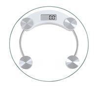 BASCULA DE PESO CORPORAL ELECTRONICA DE CRISTAL CAPACIDAD 180 KILOS PANTALLA LCD BASCULA BAÑO ALTA PRECISION MP-BC7349