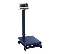 Steinberg Systems Báscula De Plataforma Balanza Digital SBS-PF-600/100 (Pantalla LCD, Con Ruedas, Carga Máxima 600 kg, Pasos De 100 g)