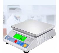 Báscula de precisión para Cocina con Contador, Pantalla LCD, electrónica Digital, analítica, portátil, Industrial, para joyería, repostería, ferretería, Correos y Catering, 5 kg/0,1 g (10 kg/0,1 g)