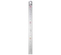 Báscula de recogida Shinwa Sokutei (plata) Pantalla en CM [paso de 1 mm, 30 cm] (clase 1 JIS) Números escritos en rojo (13134) (Importación de Japón)