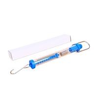 Báscula de resorte multiusos con capacidad 1N 2.5N 5N 10N 20N 30N para experimentos de laboratorio Educación física Medición de peso Herramienta de medición de báscula de resorte