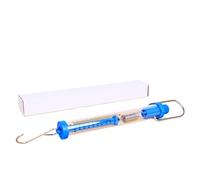 Báscula de resorte multiusos en azul, ideal para pruebas de peso, demostraciones de aula, báscula de equilibrio colgante