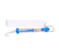 Báscula de resorte multiusos en azul, ideal para pruebas de peso, demostraciones de aula, báscula de equilibrio colgante