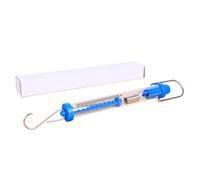 Báscula de resorte multiusos en azul, ideal para pruebas de peso, demostraciones de aula, báscula de equilibrio colgante